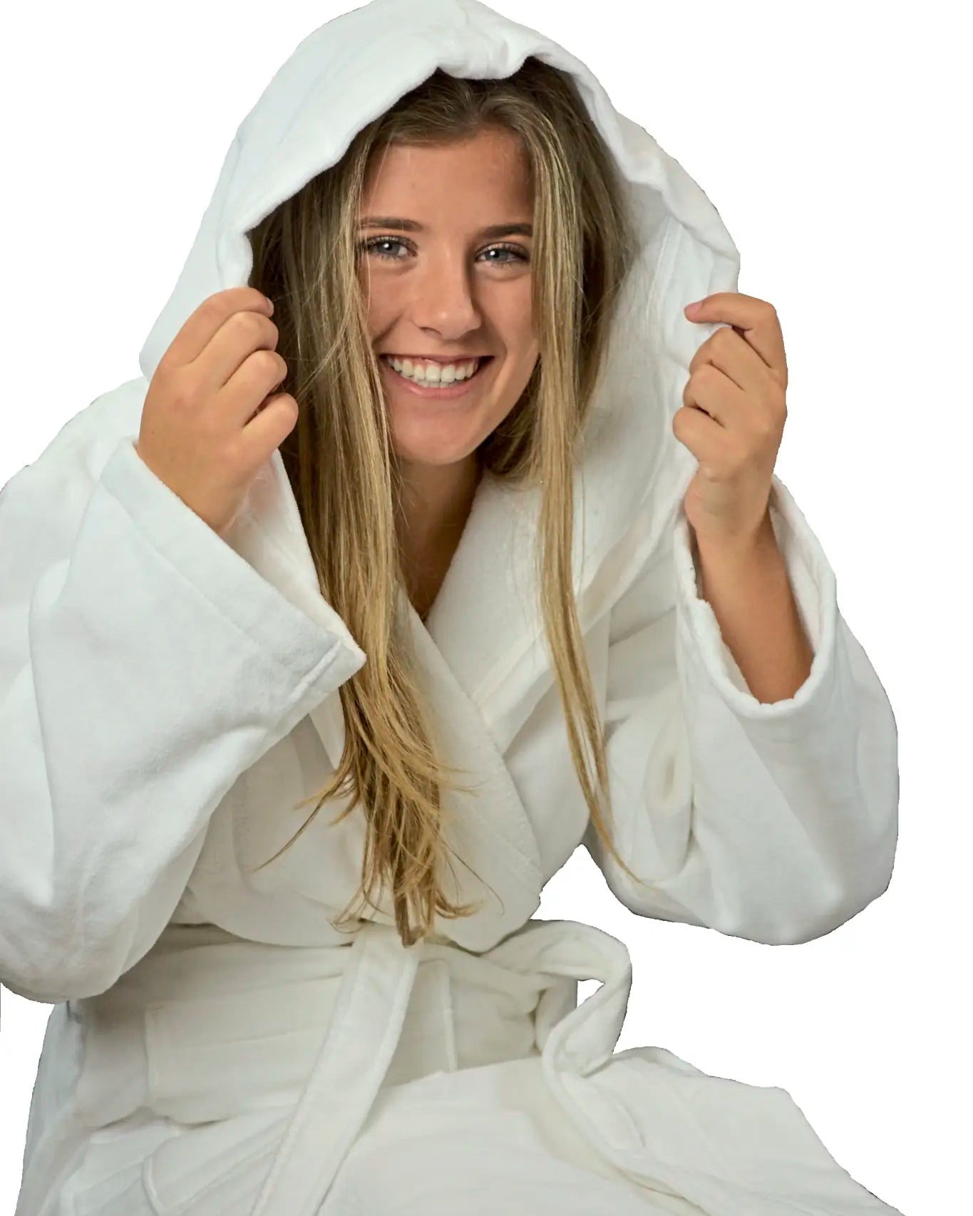 all-groups Unisex DeLuxe Velour Bathrobe with hood