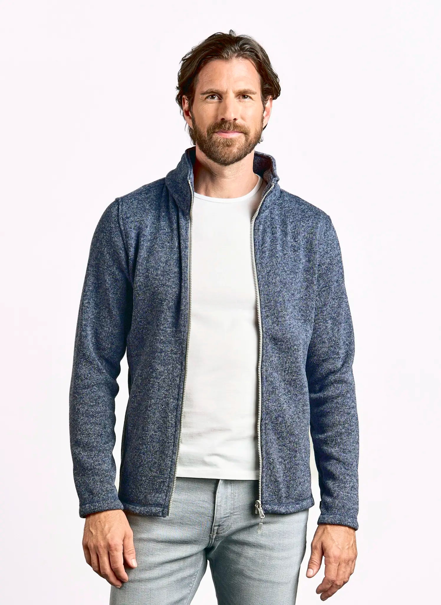 all-groups Men's Knit Fleece Jacket C