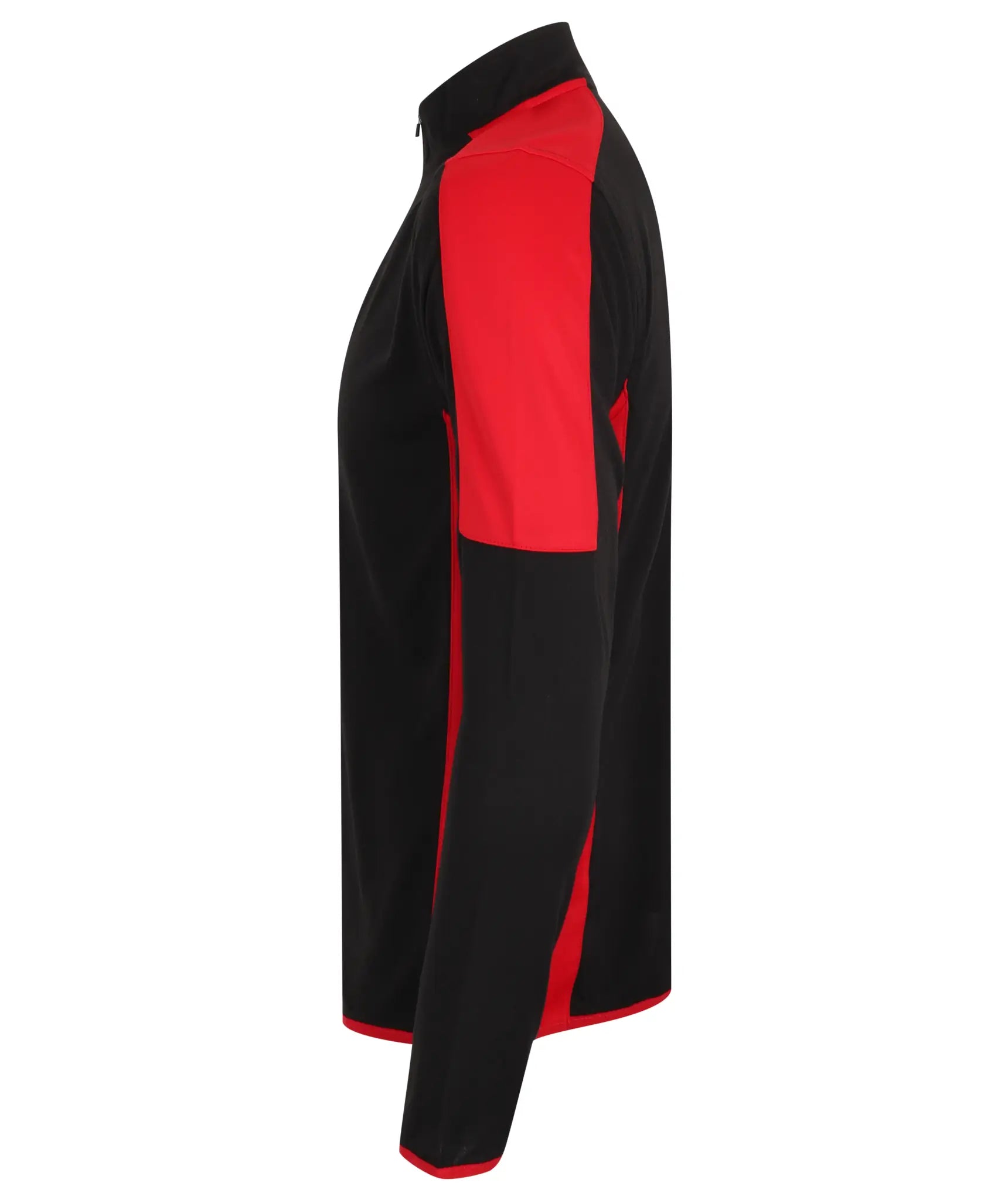all-groups Men's Adults 14 Zip Midlayer With Contrast Panelling