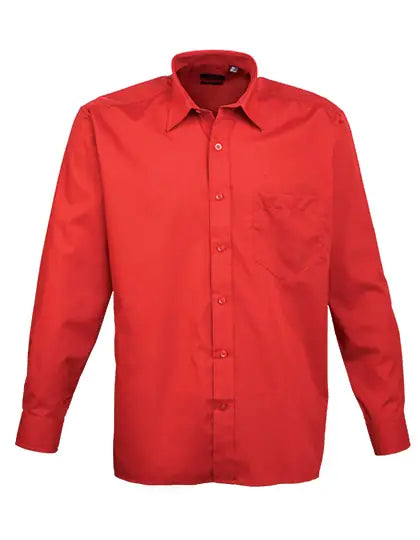 Men's Poplin Long Sleeve Shirt