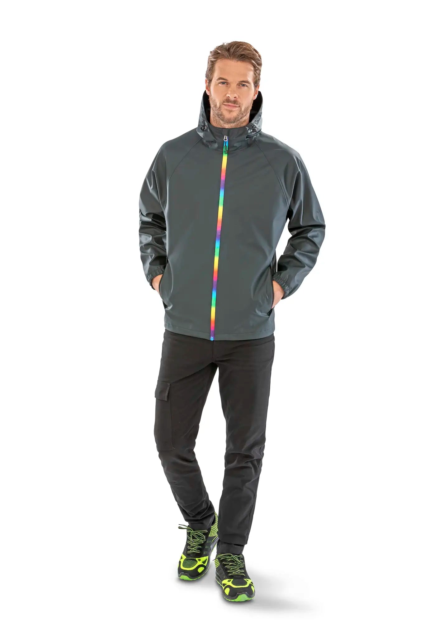 all-groups Unisex Prism PU Waterproof Jacket With Recycled Backing