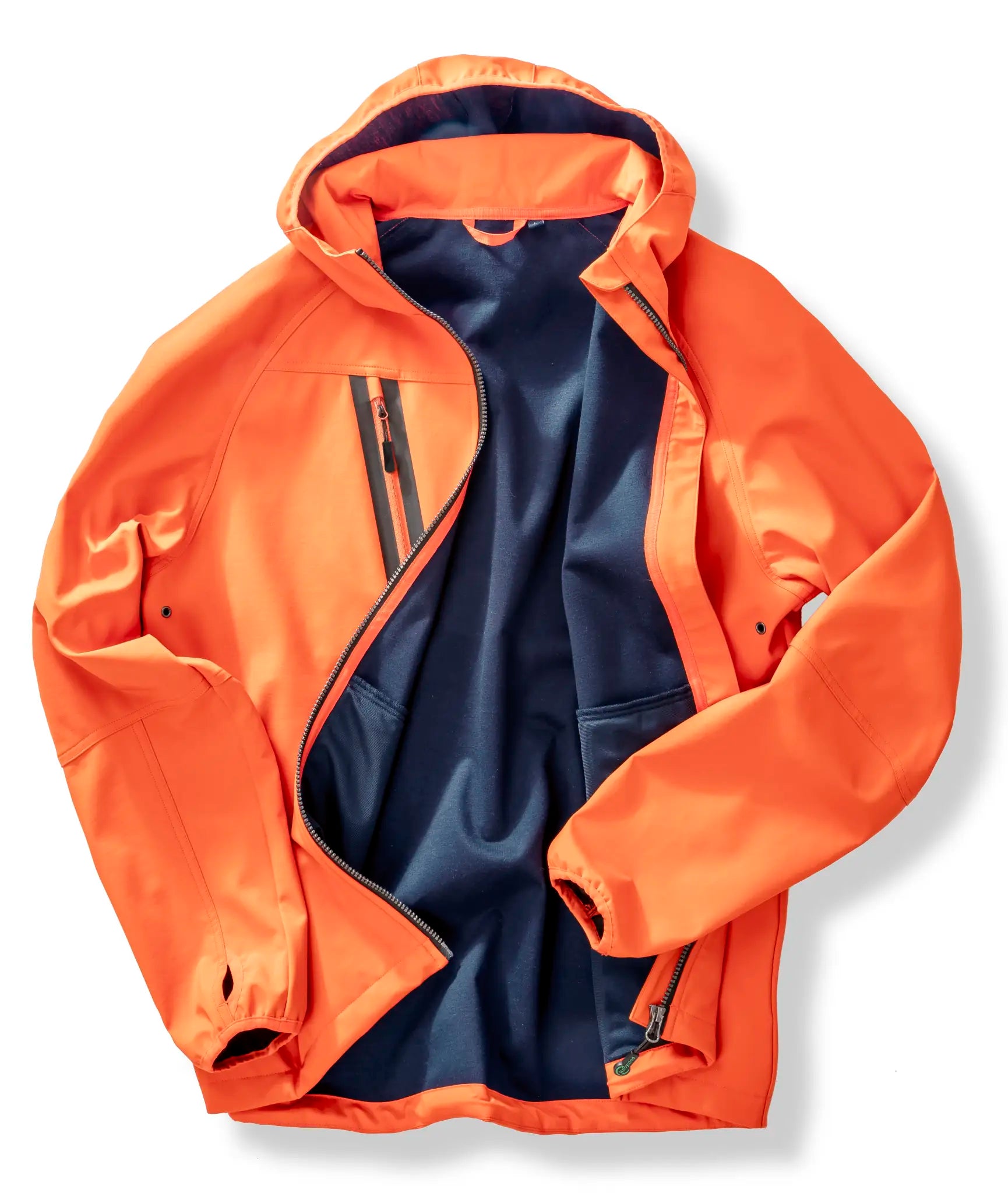 all-groups Men's 3 Layer Recycled Hooded Casual Softshell Jacket