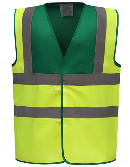 Unisex Hi Vis 2 Bands Braces Waistcoat