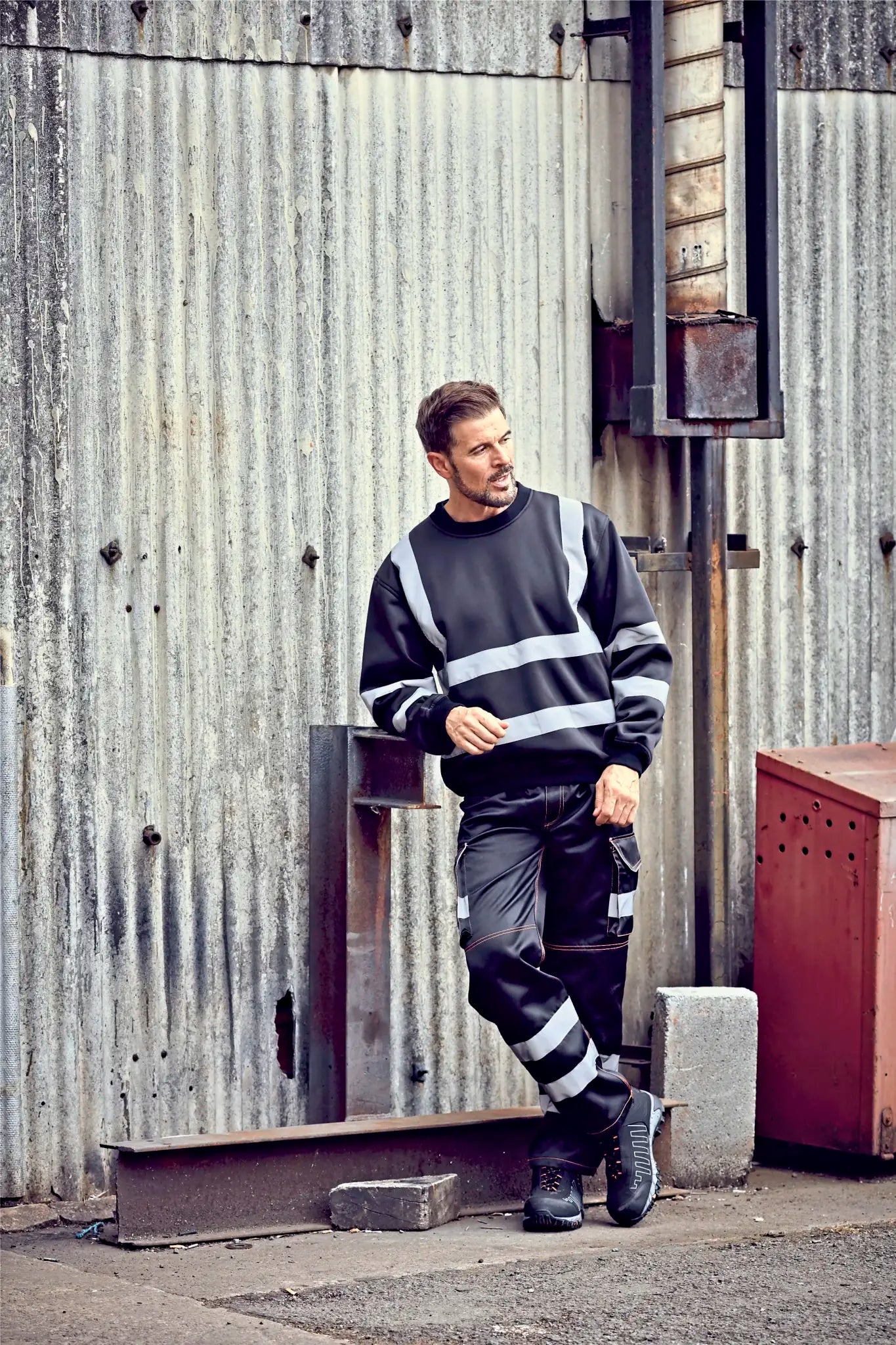 all-groups Men's Hi Vis Sweatshirt