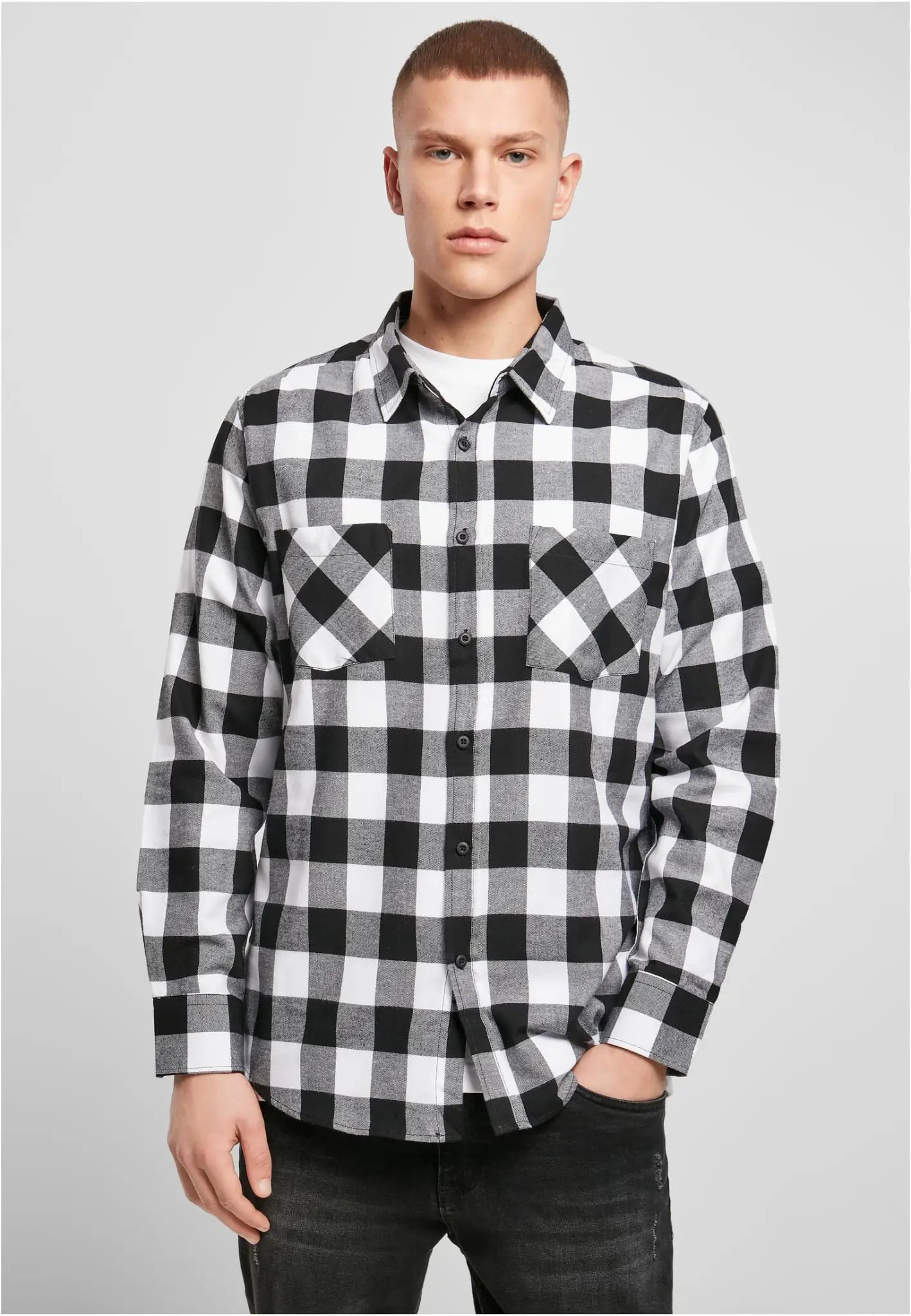 all-groups Men's Checked Flannel Shirt