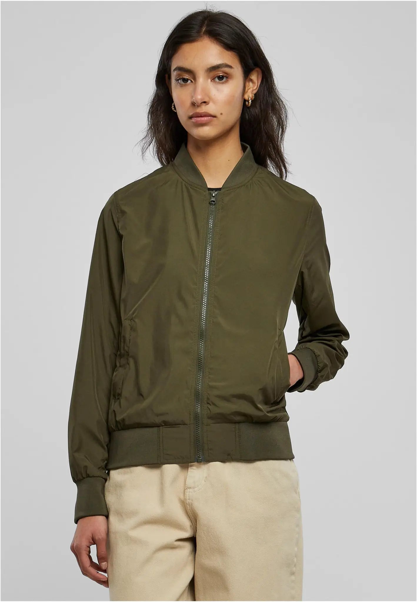 all-groups Women's Nylon Bomber Jacket
