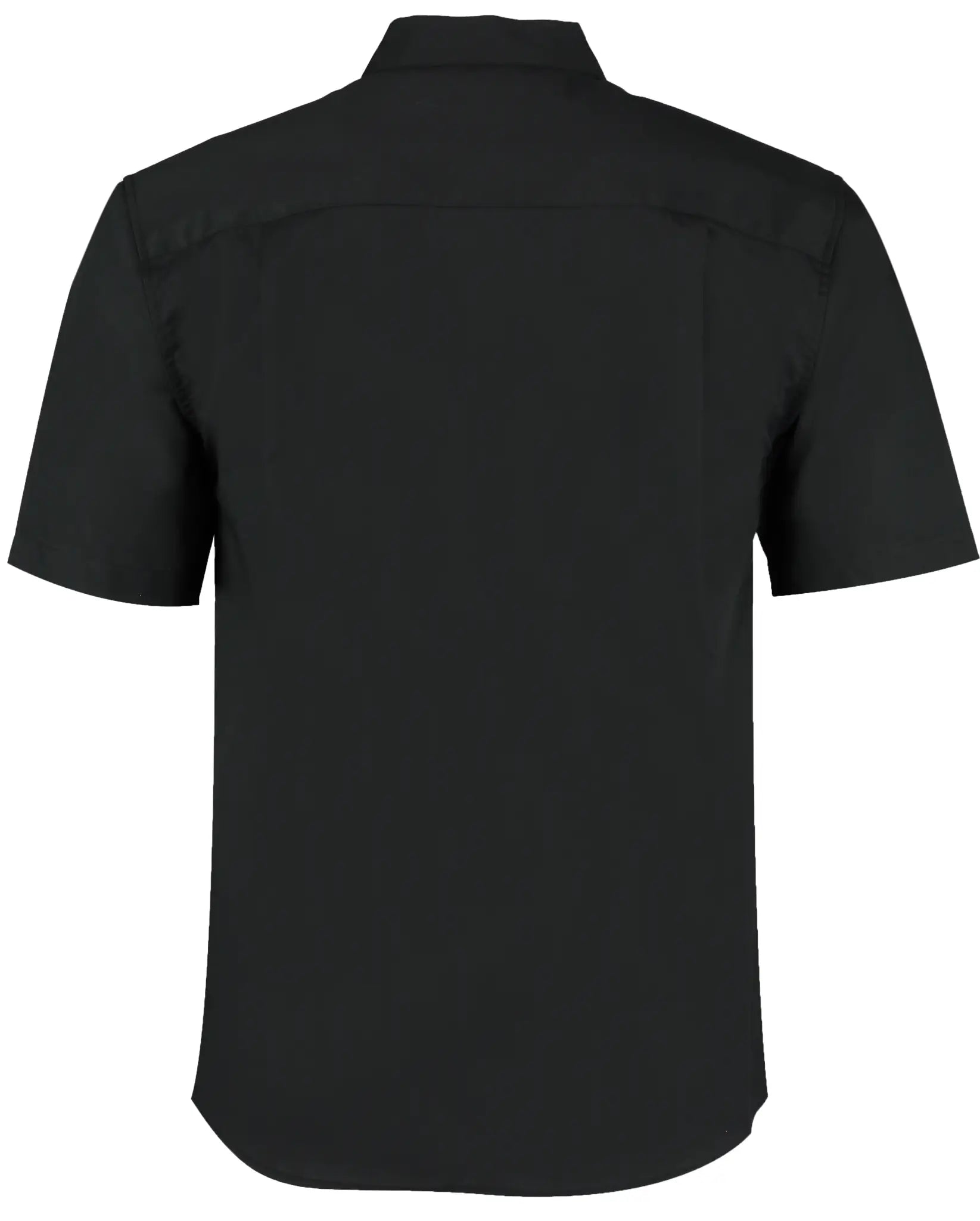 all-groups Men's Tailored Fit Mandarin Collar Shirt Short Sleeve