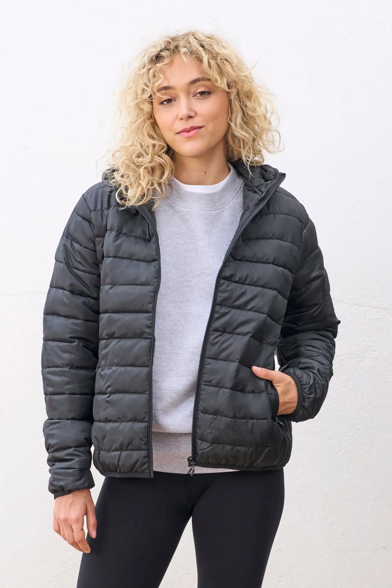all-groups Women's Stream Lightweight Hooded Padded Jacket