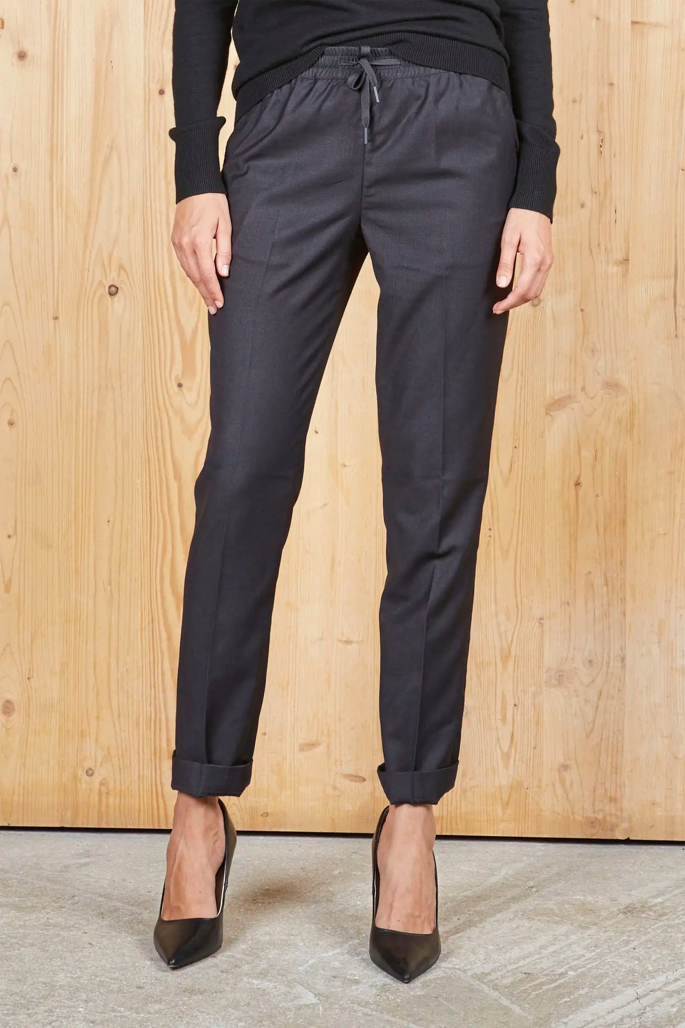 all-groups Women's Elasticated Waist Suit Trousers Germain