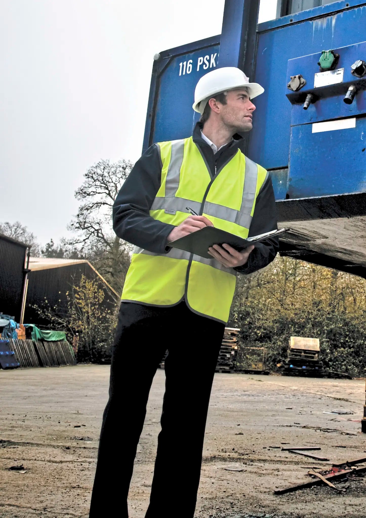 all-groups Men's Safety Hi Vis Vest Using 3M