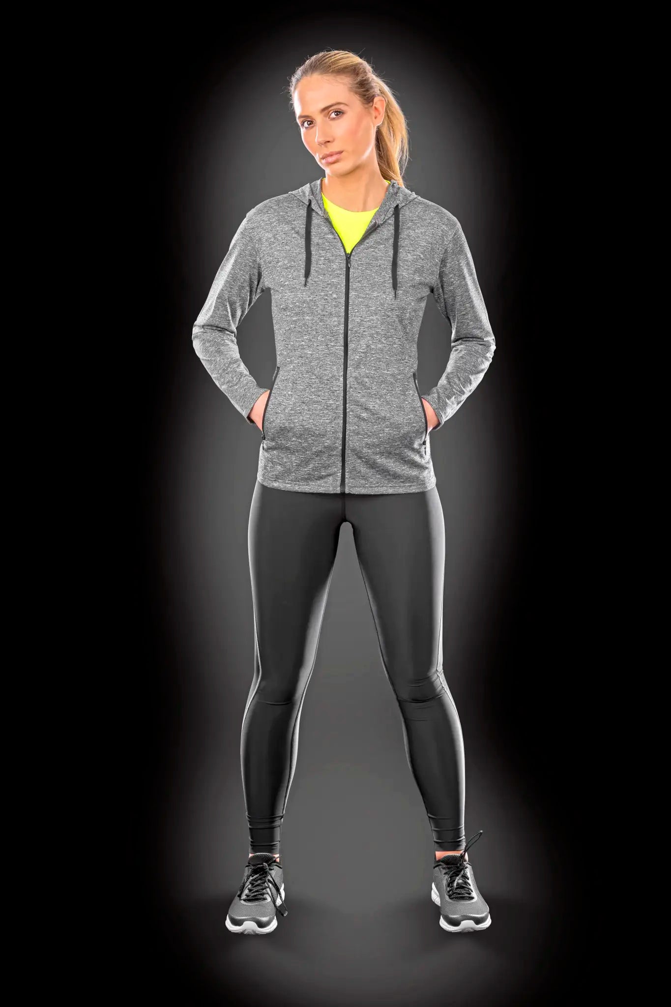 all-groups Women's Hooded T-Shirt Jacket