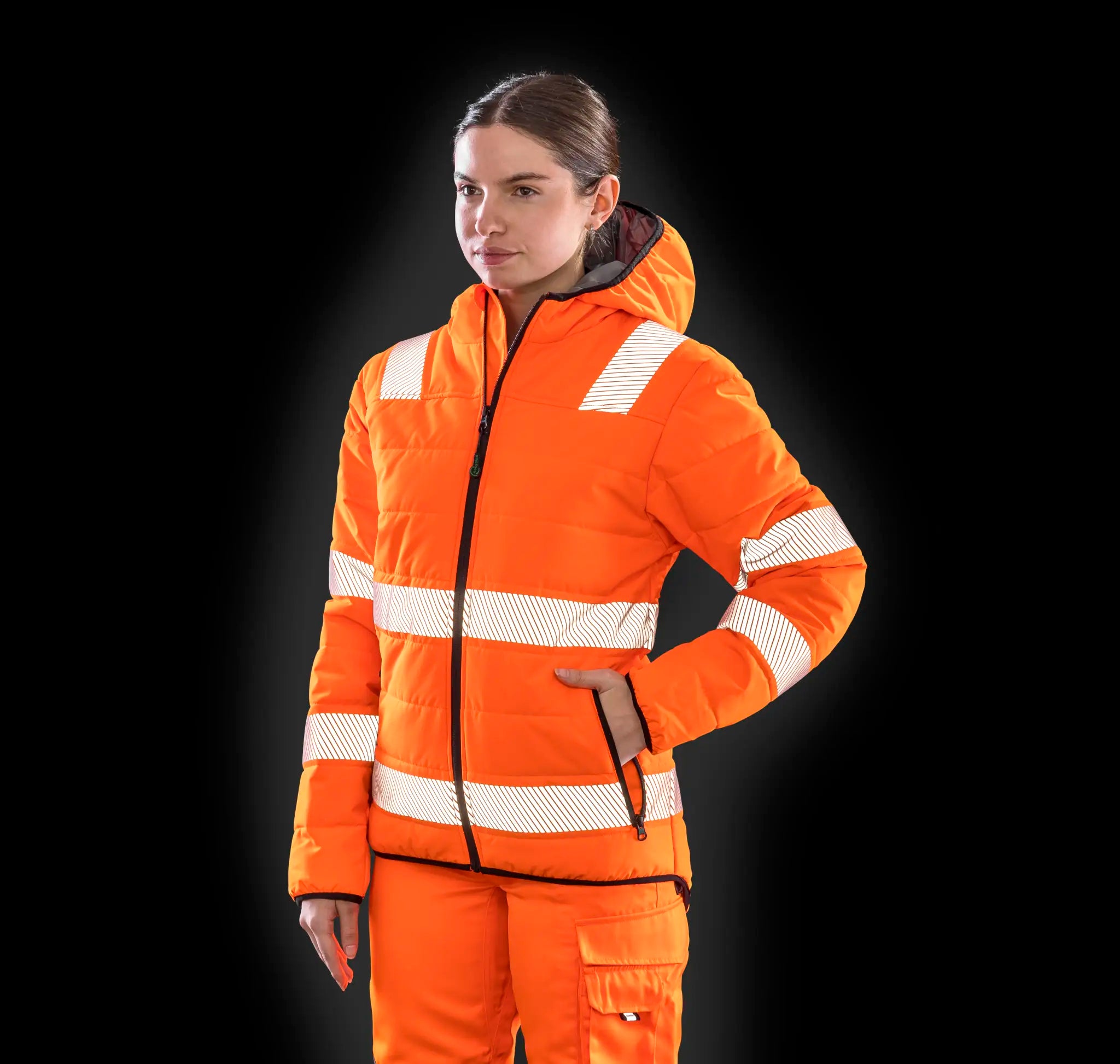 all-groups Unisex Recycled Ripstop Padded Safety Jacket