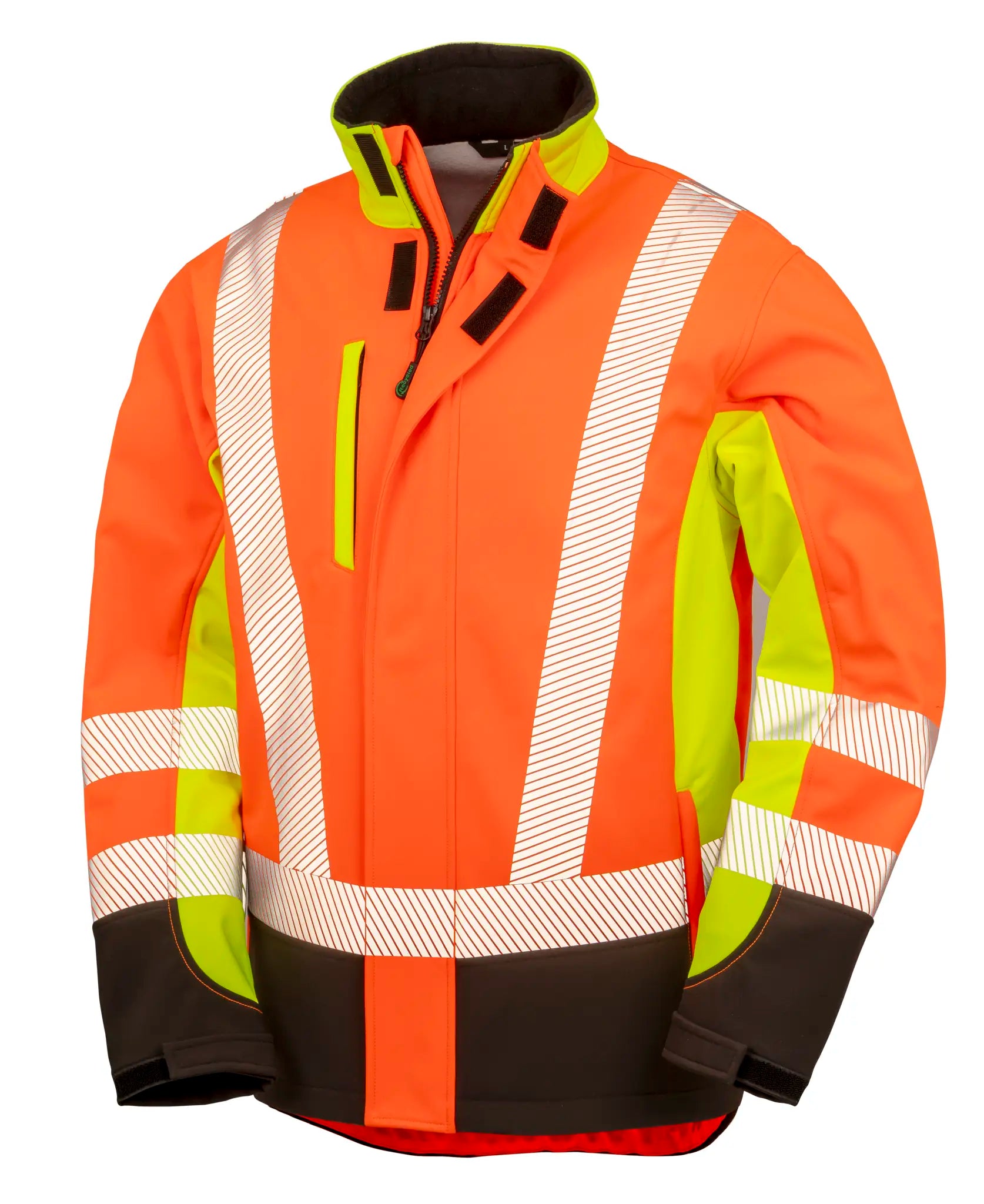all-groups Men's Recycled 3 Layer 3 Tone Safety Softshell Jacket