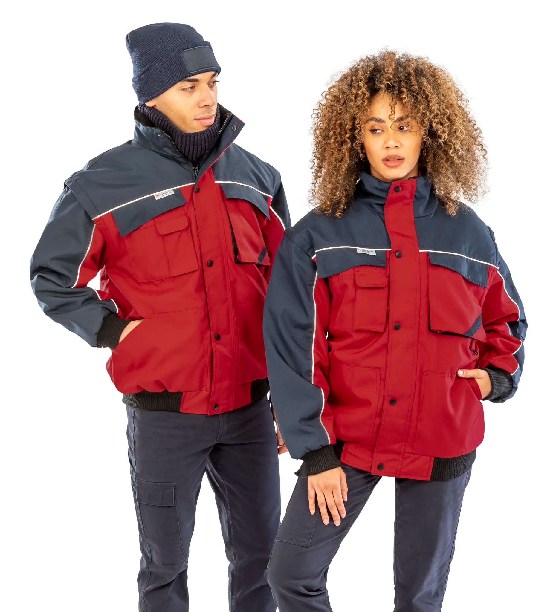 all-groups Men's Zip Sleeve Heavy Duty Jacket