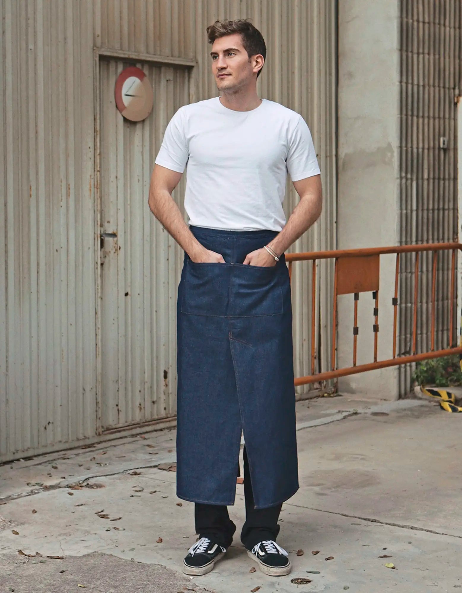 all-groups Jeans Bistro Apron With Split